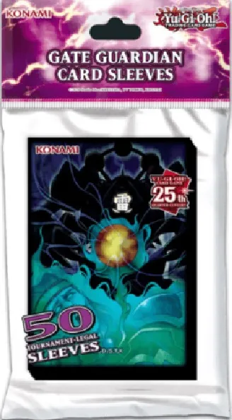 YU-GI-OH - GATE GUARDIAN CARD SLEEVES (50 SLEEVES)